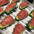 ゆみこんぶ。's cooksnap of when they made ふわトロ♪和風ピーマンの肉詰め.