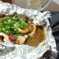 ダイナマイト漆黒's cooksnap of when they made ワタの旨味！イカのガリバタホイル焼き.