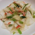 クック0UQ98I☆'s cooksnap of when they made かぶとかにかまの辛子ポン酢和え.