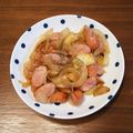 shirohige's cooksnap of when they made 簡単おつまみ♪ジャーマンポテト☆.