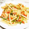 KUMI KUMI's cooksnap of when they made ジャガイモの彩り✿野菜炒め.
