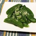 ＊Okayim＊'s cooksnap of when they made スピード簡単★スナップエンドウと粉チーズ.