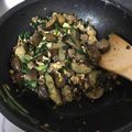 emiko22's cooksnap of when they made ニラ茄子のひき肉炒め.