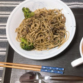 k22a's cooksnap of when they made ＋エリンギと豚肉の黒胡麻パスタ＋.