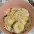 ♡asuka's cooksnap of when they made 朝食に♪バナナ＆ハニーきな粉ヨーグルト.