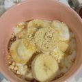 ♡asuka's cooksnap of when they made ダイエット❤バナナ、きな粉、ヨーグルト.