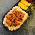 サキコバ's cooksnap of when they made 簡単手抜き♪焼き鳥丼弁当.