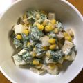 ほのりんママさん's cooksnap of when they made 長芋・コーン・大葉のねばねばマヨサラダ♪.
