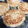 ♡pana♡'s cooksnap of when they made 超簡単☆ねぎ塩ソースの豆腐ハンバーグ！.