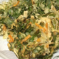 マユミmomo's cooksnap of when they made 菜の花とじゃこのかき揚げ.