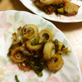 ＊実月＊'s cooksnap of when they made 長ネギと竹輪のおかか炒め.
