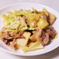 あ～ちゃんさ～ちゃん's cooksnap of when they made 厚揚げ、豚とキャベツのオイマヨ炒め.