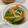 つきぶえ's cooksnap of when they made 作り置き出来る！もやしのナムル.