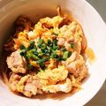 ひじきとがんも's cooksnap of when they made 親鳥で歯ごたえアップ！親子丼.