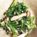 ムーミン☆ママ's cooksnap of when they made 春菊としめじのごま和え☆簡単一品副菜に.