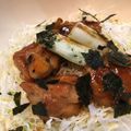 まこのすけまこたろう's cooksnap of when they made ＊簡単＊旨だれ＊鶏もも肉の磯辺丼.