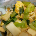 。せっちゃん。's cooksnap of when they made 厚揚げとチンゲンサイと玉子の中華炒め風.