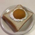 papikun's cooksnap of when they made 目玉焼きトースト。じゃないの❤.