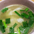 土方ともこ's cooksnap of when they made 卵白とネギの簡単スープ☆.