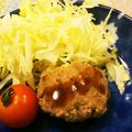 うーれい's cooksnap of when they made 簡単にジューシーハンバーグ♪.