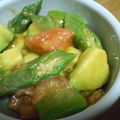 ピーコピコ's cooksnap of when they made アボカドたっぷり☆トマトとオクラのサラダ.