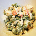 クックE662AA☆'s cooksnap of when they made 超簡単！枝豆とかにかまのマヨサラダ.