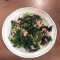 ぽにょ0115's cooksnap of when they made 超簡単っ☆美味い☆小松菜シーチキン.