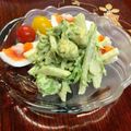 ルぴあ's cooksnap of when they made 簡単！アボカド味噌チーズの大根サラダ.