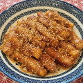 あーこ姐's cooksnap of when they made 豚こま肉と厚揚げで肉巻き♪.