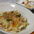 みぃひめ's cooksnap of when they made 1歳〜ꉂ焼うどん《魚肉ソーセージ編》.