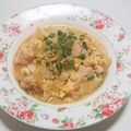 もぐ・ω・くま's cooksnap of when they made 鶏胸肉と白菜の卵とじ★.