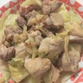 ⁂popu⁂'s cooksnap of when they made 簡単！超美味♪キャベツ&鶏モモガーリック.