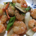 とら〜ず's cooksnap of when they made 白菜とエビの塩炒め.