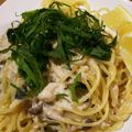 ＱＯＯちゃ's cooksnap of when they made 簡単☆鮭缶のクリームパスタ.