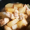 yknobi's cooksnap of when they made 全部が主役☆大根と手羽元の煮物.