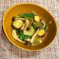 なつき☆ミ's cooksnap of when they made さつまいも、小松菜、しめじの白味噌汁.