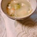 yesmama's cooksnap of when they made チンゲン菜のふかひれ？スープ.