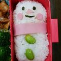 えにツムおかん's cooksnap of when they made スノーマン♡Xmasお弁当.