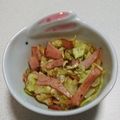 もぐ・ω・くま's cooksnap of when they made 【お弁当】千切りキャベツde野菜炒め♬.