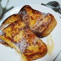 Cocoa〜Oct＊'s cooksnap of when they made 牛乳なしメープルなしのフレンチトースト！.