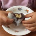 Cheechees4's cooksnap of when they made レンジで超簡単！切り餅でいちご大福.