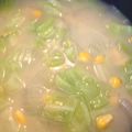 ♡asuka's cooksnap of when they made キャベツとコーンのお味噌汁.