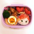 ❁Abake❁'s cooksnap of when they made キャラ弁◆ゆで卵deプーさん.