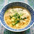 お料理ニャロメ's cooksnap of when they made 椎茸入と卵の みぞれ和風スープ●簡単.