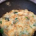 m_ichiko's cooksnap of when they made カリッともちもち小松菜のチヂミ.