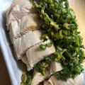 やーしー's cooksnap of when they made レンジで蒸し鶏♡ネギソース.