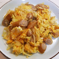 ハモーサ✩385's cooksnap of when they made キャベツとウインナーの卵マヨ炒め.