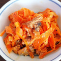 最高ﾋﾟｰﾏｿ's cooksnap of when they made 受験生のお弁当に♡人参とさば缶の炒め物.
