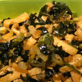 nicomintoo's cooksnap of when they made 中華くらげ・ねぎ・油揚げの炒めもの.