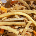 タラまよ's cooksnap of when they made たっぷりツナと ごぼう の きんぴら.